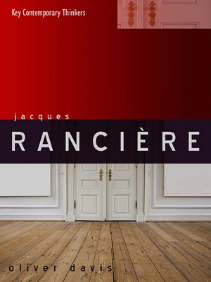 cover image of Jacques Rancire